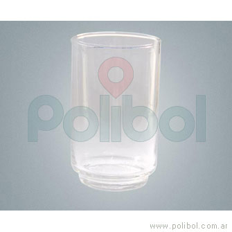 Vaso de vidrio alto