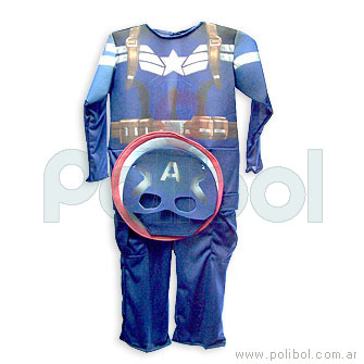 Disfraz Capitán América Talle 0