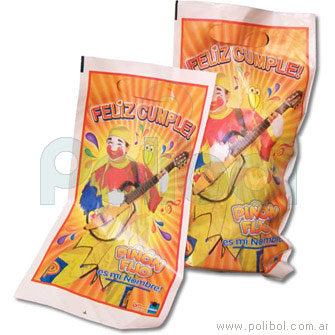 Bolsas plásticas de cotillón Piñon fijo