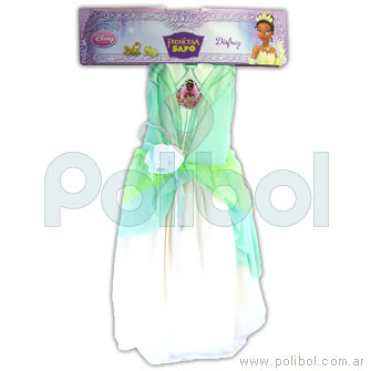 Disfraz Princesa Tiana talle 1