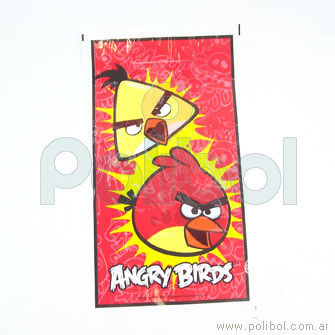 Bolsas plásticas de cotillón Angry birds