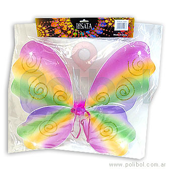 Alas de mnariposa multicolor