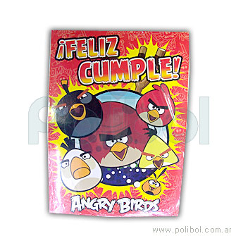 Afiche de Feliz cumple Angry Birds