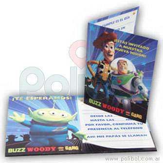 Invitaciones Toy Story