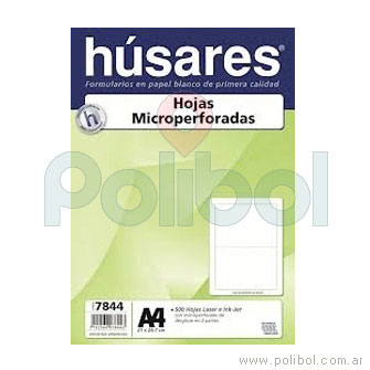 Formularios A4 75g. hojas microperforadas