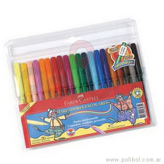 Marcadores de colores x20