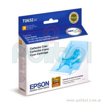 Cartucho Cyan T063 220 Epson |031789| - Polibol