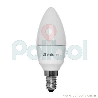 Lámpara LED vela 4,5 W Cálida