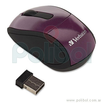 Mouse Mini Travel inalámbrico violeta