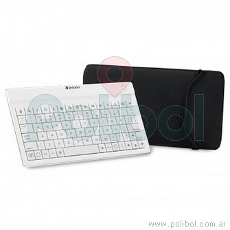 Mini teclado inalambrico con Bluetooth Verbatim 032088 Polibol