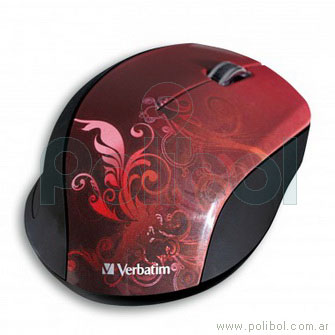 Mouse inalambrico Design Rojo