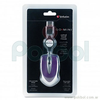 Mini Mouse retractil violeta