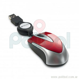 Mini Mouse retractil rojo