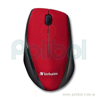 Mouse inalámbrico rojo