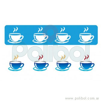Stencil de Tazas de café