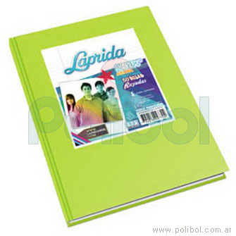 Cuaderno forrado verde manzana