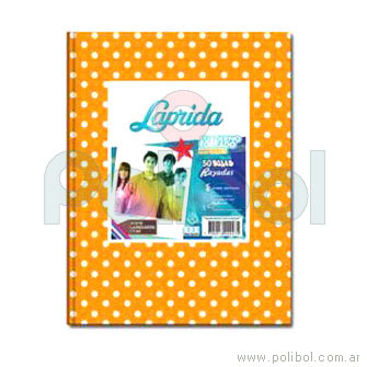 Cuaderno Lunares Naranja