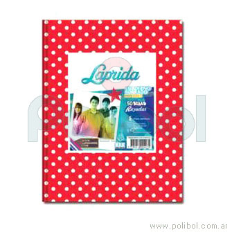 Cuaderno Lunares Rojo