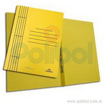 Carpeta Oficio amarilla con broche velox