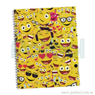 Cuaderno universitario Emoticons