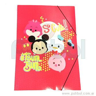 Carpeta 3 solapas Tsum Tsum