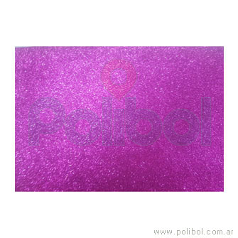 Goma eva glitter fucsia