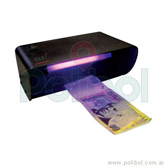 Detectora de billetes falsos