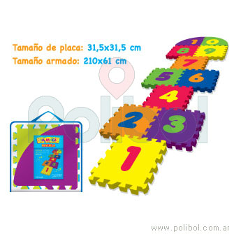 Rayuela con apliques
