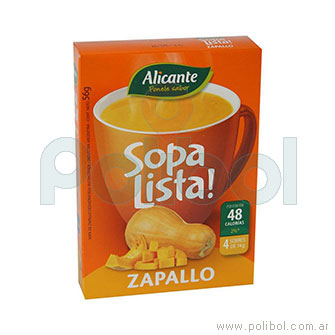 Sopa lista de Zapallo