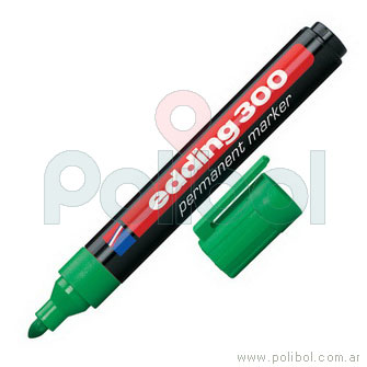 Marcador permanente verde 300