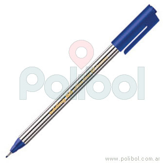 Marcador Office Liner azul 89