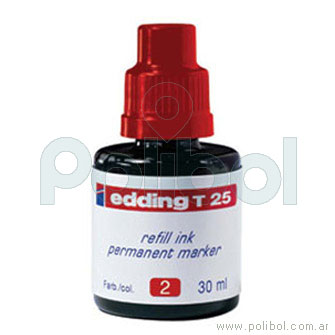 Tinta para rellenar rojo T-25