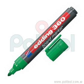 Marcador para pizarras blancas color verde 360