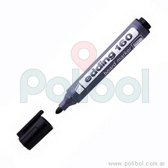 Marcador para pizarras blancas color negro 160
