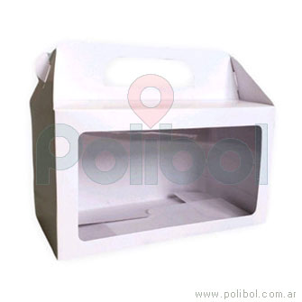 Caja blanca maletín