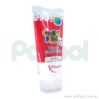 Témpera Color'Peps Rojo de 200ml