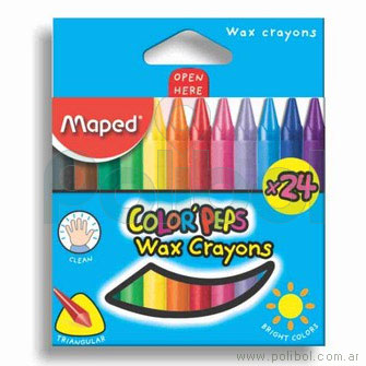 Crayones de cera x24