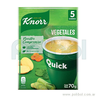 Sopa Quick de Vegetales