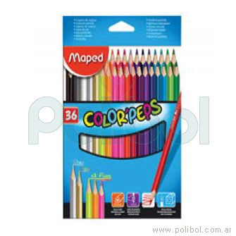Lápices de colores x36