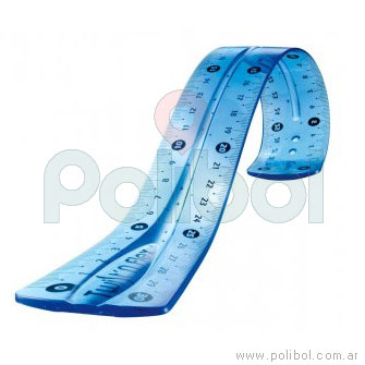 Regla Twist'n Flex de 20 cm