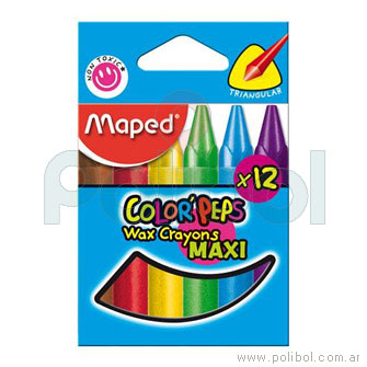 Crayones Color'Peps Maxi x12