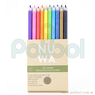 Lápices de colores x 10