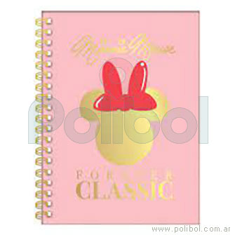 Cuaderno 16x21 Minnie