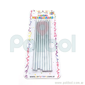 Velas finas Metalizadas