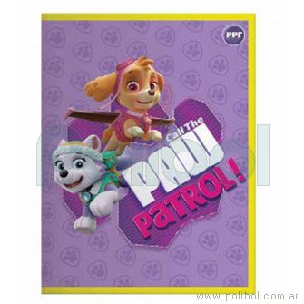 Cuaderno Paw Patrol