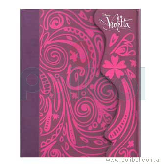 Agenda con solapa Violetta