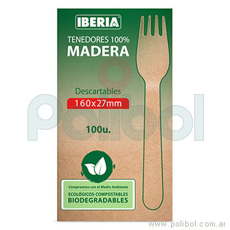 Tenedor de madera