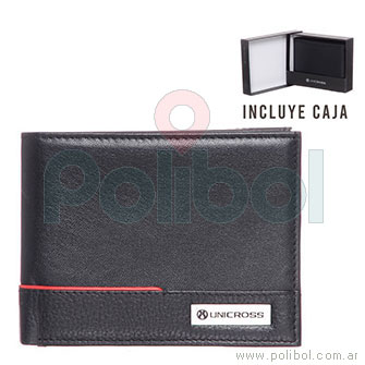 Billetera Cuero Negra