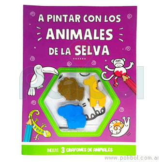 A pintar con los Animales de la Selva