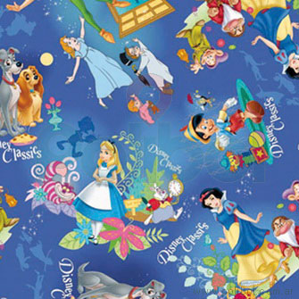 Bobina Papel de regalo Disney múltiples motivos 60cm.